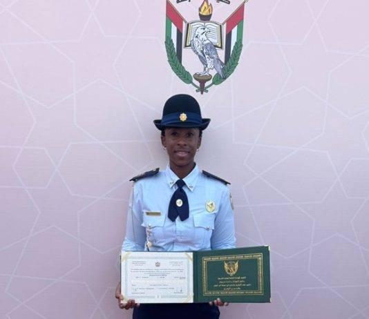 KPSM Congratulates Officer Vanessa. Martina on Successful Completion of International Police Training in Abu Dhabi