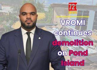 VROMI continues demolition on Pond Island