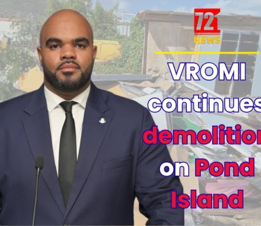 VROMI continues demolition on Pond Island