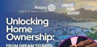 Rotary Club of St. Martin Sunset Hosts Annual Home Ownership Event