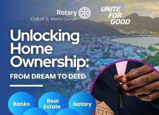 Rotary Club of St. Martin Sunset Hosts Annual Home Ownership Event