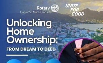Rotary Club of St. Martin Sunset Hosts Annual Home Ownership Event