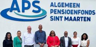 Minister of Finance visits APS New Office in Diamond Estate, Cole Bay