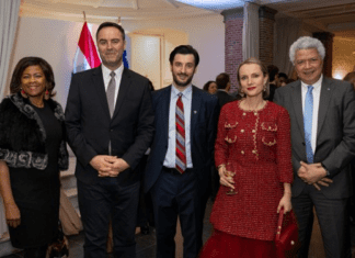 Minister Plenipotentiary Arrindell Attends Kosovo Independence Celebrations