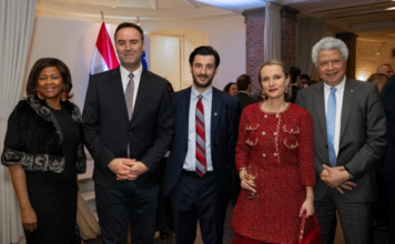 Minister Plenipotentiary Arrindell Attends Kosovo Independence Celebrations