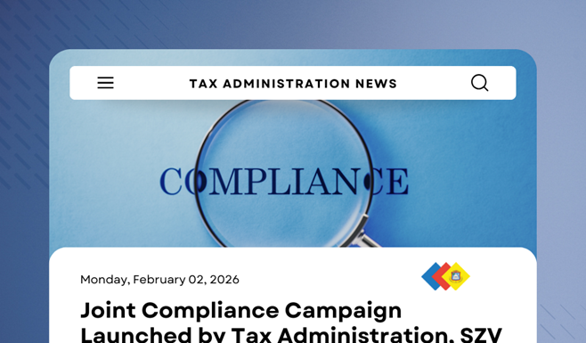 Joint Compliance Campaign Launched by Tax Administration, SZV and SBAB