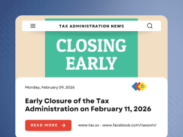 Early Closure of the Tax Administration on February 11
