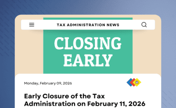 Early Closure of the Tax Administration on February 11