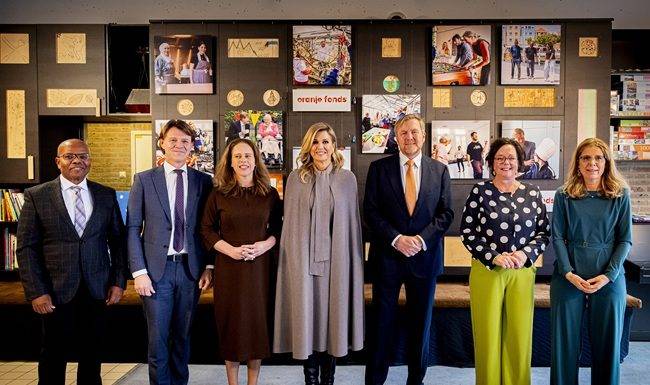 Royal couple and Oranje Fonds celebrate 25th anniversary of connected society