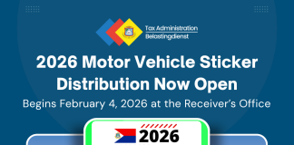 Distribution of 2026 Motor Vehicle Stickers Begins February 4