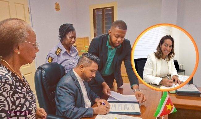 Minister Tackling sign’s agreement with Suriname to strengthen prison operations