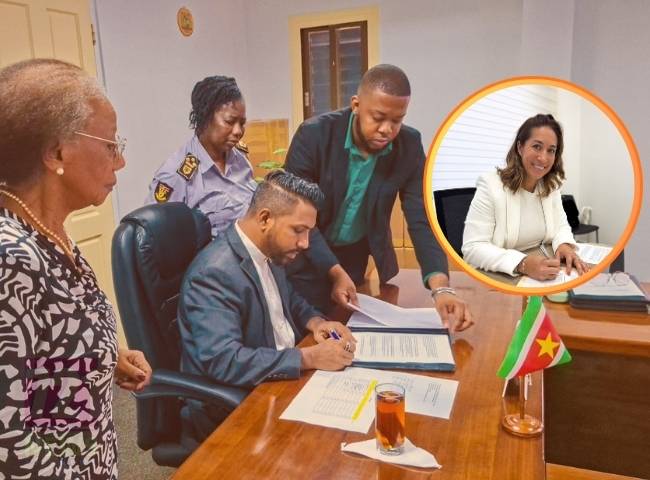 Minister Tackling sign’s agreement with Suriname to strengthen prison operations