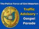 Police Force of Sint Maarten: Traffic Advisory- Gospel Parade