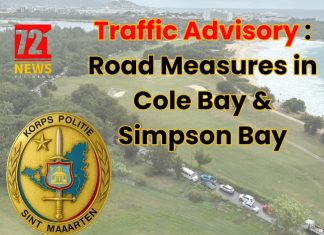 Traffic Advisory – Road Measures in Cole Bay/Simpson Bay