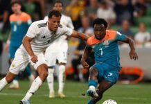 Nestory Irankunda double elevates Socceroos to grand farewell win over Curaçao