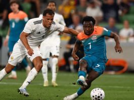 Nestory Irankunda double elevates Socceroos to grand farewell win over Curaçao