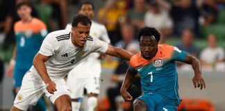 Nestory Irankunda double elevates Socceroos to grand farewell win over Curaçao