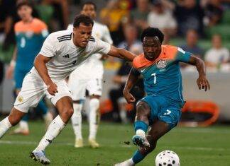 Nestory Irankunda double elevates Socceroos to grand farewell win over Curaçao