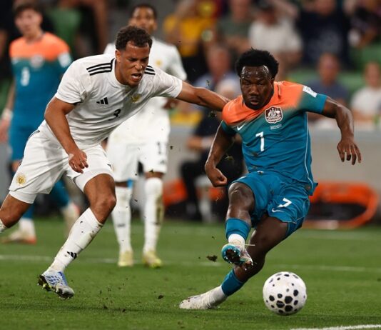 Nestory Irankunda double elevates Socceroos to grand farewell win over Curaçao