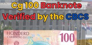 Cg 100 Banknote Verified by the CBCS