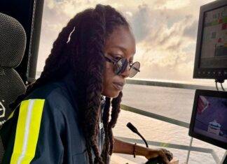 Maduro becomes First Female Crane Operator at Dr. A.C. Wathey Cruise & Cargo Facility