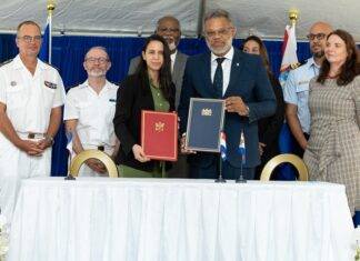 Treaty signed between Sint Maarten and Saint Martin allowing Maritime counter operations