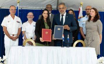 Treaty signed between Sint Maarten and Saint Martin allowing Maritime counter operations
