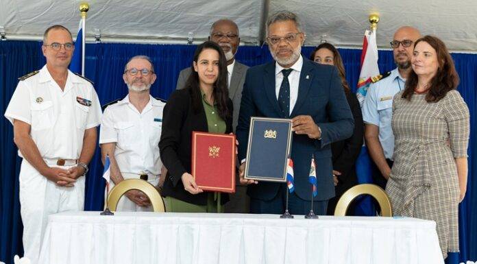 Treaty signed between Sint Maarten and Saint Martin allowing Maritime counter operations