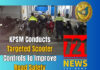 KPSM Conducts Targeted Scooter Controls to Improve Road Safety
