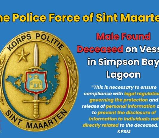 Male Found Deceased on Vessel in Simpson Bay Lagoon