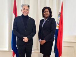 Minister Arrindell meets with Eduard Braam Curaçao’s Special Envoy to the EU
