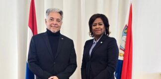 Minister Arrindell meets with Eduard Braam Curaçao’s Special Envoy to the EU