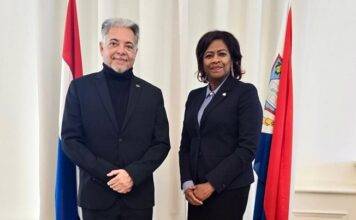 Minister Arrindell meets with Eduard Braam Curaçao’s Special Envoy to the EU
