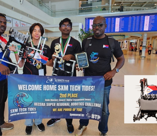 St. Maarten’s First Robotics Team Secures 2nd Place at OECSRA Super Regional Robotics Challenge