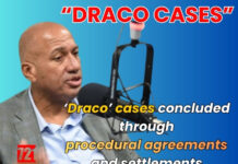 ‘Draco’ cases concluded through procedural agreements and settlements
