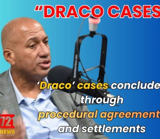 ‘Draco’ cases concluded through procedural agreements and settlements