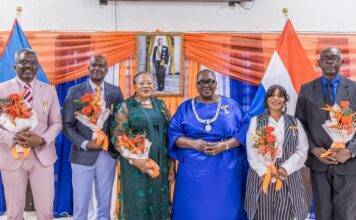 Statia honours five residents with Royal Decorations
