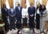 Sint Maarten Parliamentary Delegation pays courtesy call to President of the Senate and Speaker of the House of the Parliament of Trinidad and Tobago