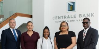 Minister of Finance Welcomes New CBCS Sint Maarten Branch Director, Ms. Nicole Marlin.