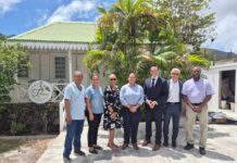 National Restoration Fund pays courtesy visit to Minister of ECYS Melissa Gumbs