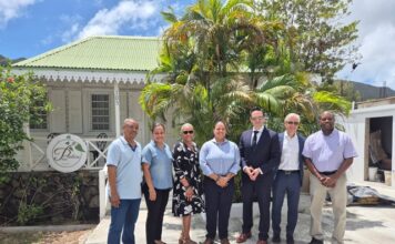 National Restoration Fund pays courtesy visit to Minister of ECYS Melissa Gumbs
