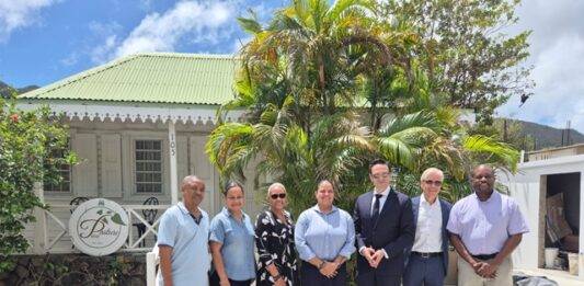 National Restoration Fund pays courtesy visit to Minister of ECYS Melissa Gumbs