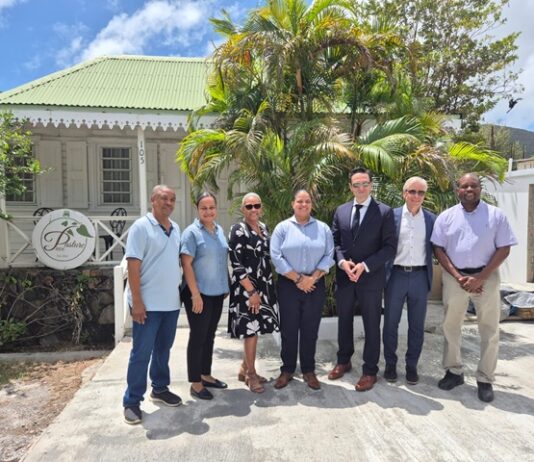 National Restoration Fund pays courtesy visit to Minister of ECYS Melissa Gumbs