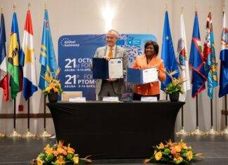 Minister Plenipotentiary Arrindell Signs StormWatch Initiative to Strengthen Disaster Risk Management in Caribbean OCTs
