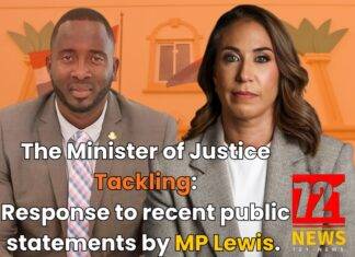 Minister of Justice Tackling: Response to recent public statements by MP Lewis