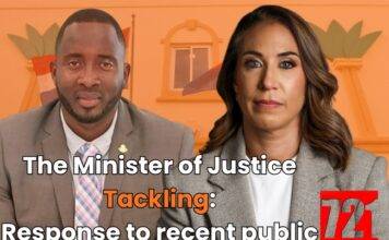 Minister of Justice Tackling: Response to recent public statements by MP Lewis