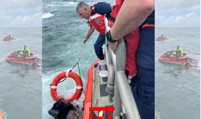 When you go out on a Coast Guard patrol you just don’t know what you will run into.