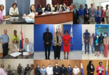 Minister Brug congratulates SG Arnell on 40 years of dedicated public service