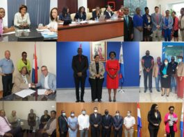 Minister Brug congratulates SG Arnell on 40 years of dedicated public service