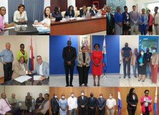 Minister Brug congratulates SG Arnell on 40 years of dedicated public service